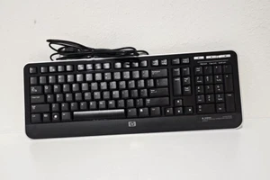 HP 5335U USB Wired Gaming Computer Keyboard Black - Picture 1 of 5