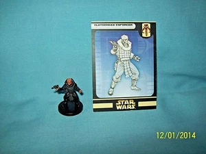 WotC Star Wars Miniatures Klatooinian Enforcer, Clone Strike 54/60, Fringe, Com - Picture 1 of 2