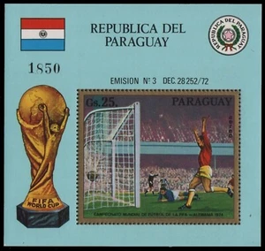 Paraguay 1973 - Mi-Nr. Bloque 207 ** - Estampillada sin montar o nunca montada - Fútbol / Fútbol, fútbol - Imagen 1 de 1