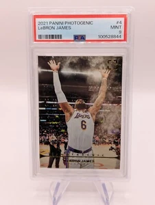 2021 Panini Photogenic LeBron James Chalk Toss PSA 9 - Bild 1 von 2