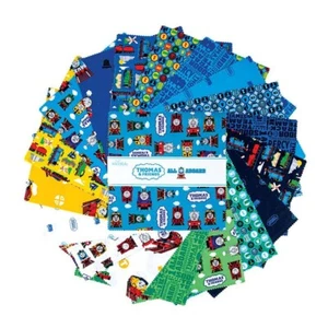 Thomas Tank Engine, 10" x 10" Cotton Squares, $3.99 Ships ANY Amount Of Fabric - Picture 1 of 2