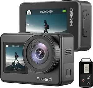 Action Cam Caméscope Video En 4K 30FPS 20MP Originaux Double Écran - Photo 1/9