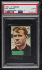 1966 Chocolates La Cibeles Campeonato Mundial de Futbol Lev Yashin PSA 2