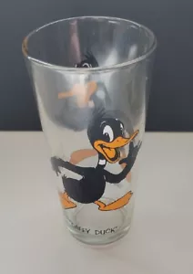 1973 Pepsi DAFFY DUCK Warner Bros Looney Tunes 16 Oz Collectors Series Glass - Picture 1 of 5
