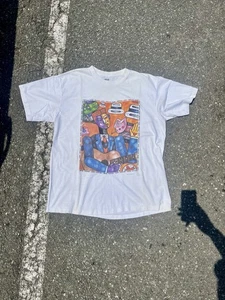 Vintage 90s Chicago Art Jazz Single Stitch Shirt Size XL - Bild 1 von 6