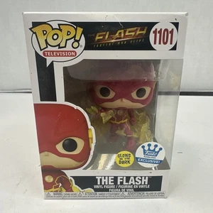 Funko Pop! Vinyl: DC Universe - The Flash (Glows) Funko Exclusive #1101 P8 - Picture 1 of 7