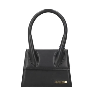 Bolso Bandolera JACQUEMUS Mujer Le Chiquito Moyen Cuero Negro OS RRP 680 - Imagen 1 de 10