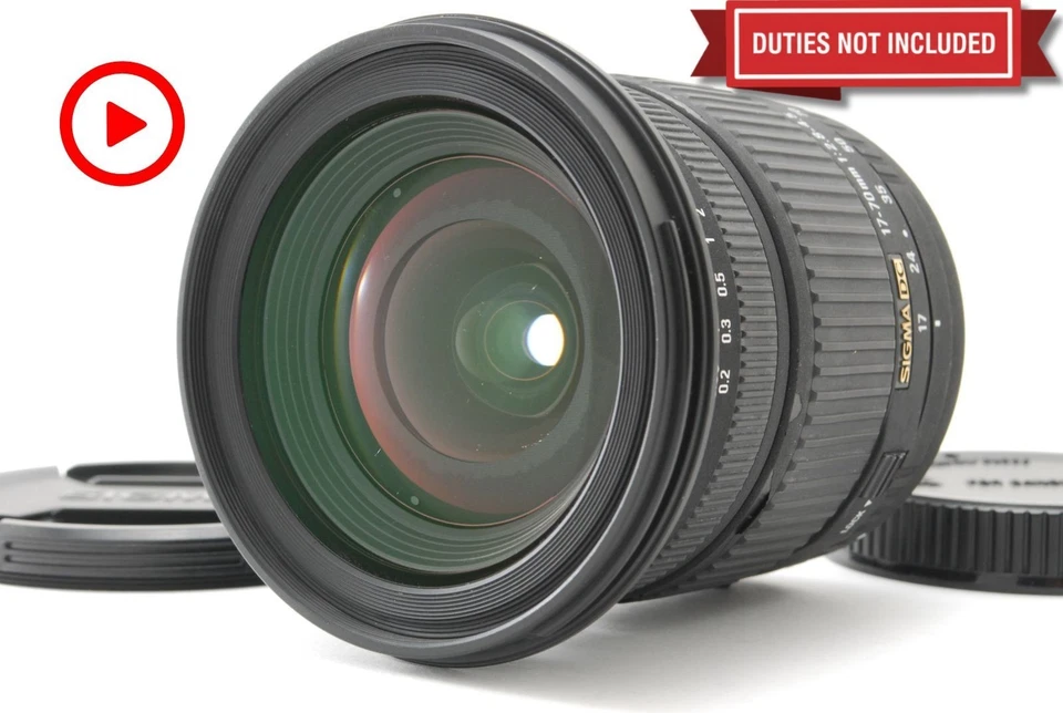 [Near Mint] Sigma 17-70mm f/2.8-4.5 DC IF Lens for Canon EF mount From JAPAN #52 - Image 1 of 4