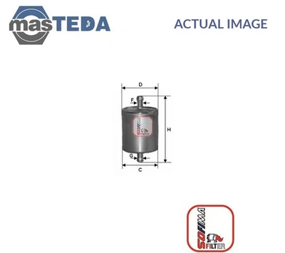 S 1836 B ENGINE FUEL FILTER SOFIMA FOR OPEL CORSA D 1.2 LPG 1.2L 61KW,63KW,59KW - Image 1 of 4