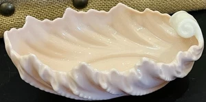 LENOX ~6” Acanthus Leaf PINK And WHITE Bowl~Serving/Candy Dish GUC - Picture 1 of 23