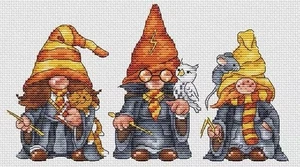 HARRY POTTER GONK CROSS STITCH PATTERN - Picture 1 of 2