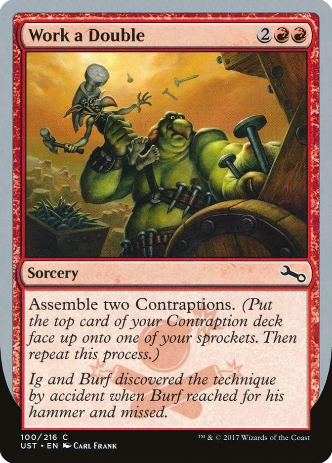 Work a Double [Unstable] (UST 100) Near Mint - Image 1 of 1