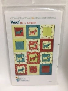 Quilt Pillow Sewing Pattern Kwillow Dog Uncut 48x64 Quilt Folds Into Pillow - Picture 1 of 2