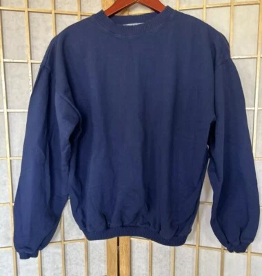 VTG JAMS WORLD INTERNATIONAL Surf Line Cotton 80 90's Unisex Blue Sweater Sz V - Image 1 of 4