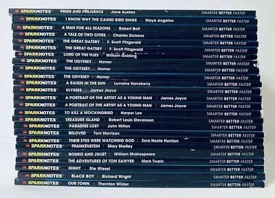 Spark Notes Study Guides - Pick What You Need - Joyce, Dickens, Homer, Wiesel - Image 1 of 4