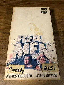 Real Men VHS VCR Video Tape Movie Used James Belushi John Ritter - Picture 1 of 6