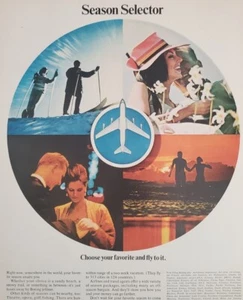 Ad Boeing Jetliner Plane Airplane 313 Cities Vacation Print 1967 Advertisement - Picture 1 of 12