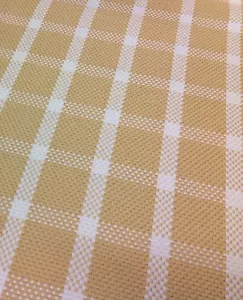 Brunschwig & Fils OUTDOOR Fabric- Osprey Woven Plaid Yellow 6.25 yd BR-89683.315 - Picture 1 of 1