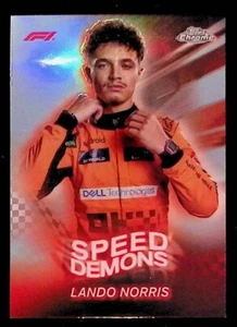 Lando Norris 2024 Topps Chrome F1 Speed Demons #SD-7 - Foto 1 di 2
