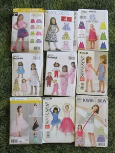 Lot of Girls Clothing Sewing Patterns Butterick Simplicity McCall's See & Sew + - Picture 1 of 10