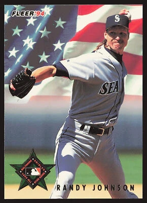1994 Fleer #12 Randy Johnson All-Stars - Image 1 of 2