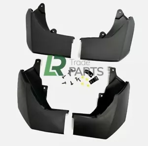 LAND ROVER DISCOVERY 3 NEW FRONT & REAR MUDFLAP SET MUD FLAPS KIT (2005-2009) - Picture 1 of 6