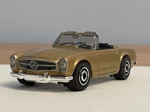 Lose Matchbox 1963 Mercedes Benz 230 SL Gold #46 Diecast Auto - Bild 1 von 8