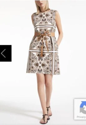 Cinturón de cuero SPORTMAX MAX MARA modelo PATTY color crema talla S se adapta a S/M NUEVO CON ETIQUETAS Foto 1 de 4