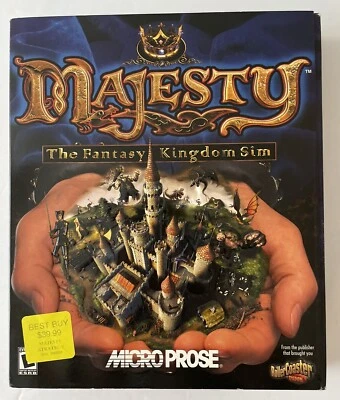 Majesty The Fantasy Kingdom Sim (PC 2000) Sealed In Big Box PCCD Windows 9598 - Image 1 of 4