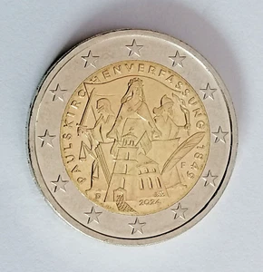 2 Euro Münze "175. Jubiläum Pauskirchenverfassung" 2024,Stempelglanz für Sammler - Bild 1 von 3