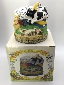 Leonardo Hey! Diddle Diddle Money Box Vintage 1994 Ornament L&P Ltd - Picture 1 of 16
