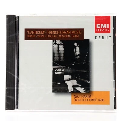 Canticum: French Organ Music,  Naji Hakim Franck Vierne (CD 1998 EMI) SEALED New - Image 1 of 4