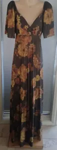 BNWT ASOS DESIGN FLORAL MAXI DRESS US 8 AU 10 - Picture 1 of 5