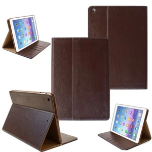 Premium Leder Cover für Apple iPad / Samsung Galaxy Tab Schutzhülle Tablet Case - Picture 1 of 12