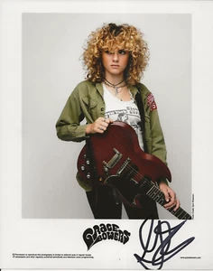 Grace Bowers REAL hand SIGNED Photo #2 COA Autographed Guitarist Wine on Venus - Picture 1 of 2