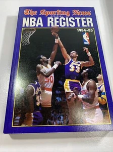 1984-85 The Sporting News NBA Register---KAREEM ABDUL JABBAR LOS ANGELES LAKERS - Picture 1 of 10