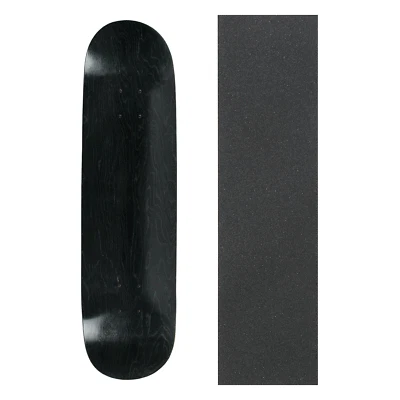 Blank Skateboard Deck   -  8.5 in - Black w/Jessup Grip - Image 1 of 4