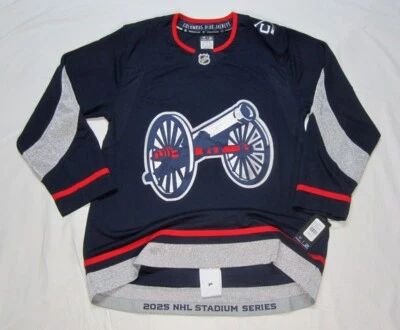 NO TARIFFS size 54 Columbus Blue Jackets STADIUM SERIES Fanatics Premium Jersey - Image 1 of 4