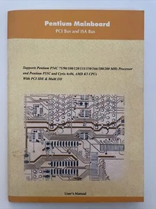 Pentium Mainboard  PCI ISA Bus Intel i430vx / Manual / User's Guide Version 1.0 - Picture 1 of 1