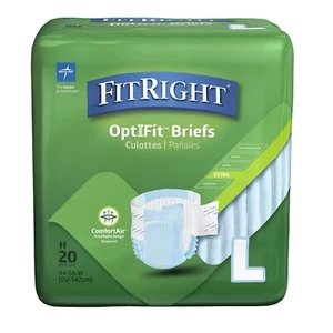FitRight OptiFit Extra Plus Slip per incontinenza con linguette, grande pesante 20..A2 - Foto 1 di 1