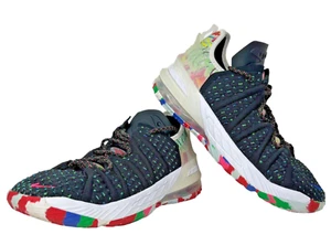 Nike LeBron 18 GS "James Gang" Youth Size 7Y CW2760-002 Multicolor - Picture 1 of 10