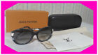 Louis Vuitton Petite Soupcon Black Silver Sunglasses Italy Case Dust Bag $685