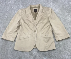 The Limited Collection Blazer Women's Medium Beige Button Front Long Sleeves - Picture 1 of 11