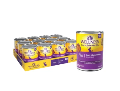 Wellness Complete Health Canned Cat Food, Turkey & Salmon Pate, 12.5 Oz (12) - Image 1 of 4