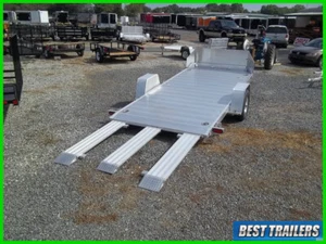2025 Aluma 8214 HS 7x14 tilt polaris slingshot trailer all aluminum carhauler - Picture 1 of 12