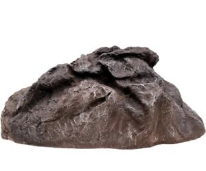 River Brown Artificial Boulder Fake Rock for Backyard Outside Home Garden - M