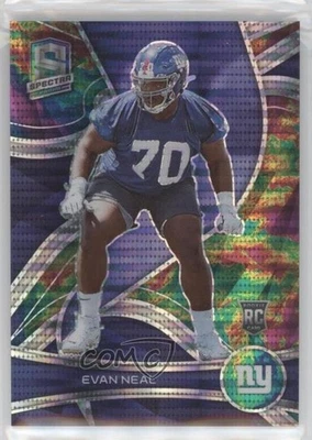 2022 Panini Spectra Rookies Celestial Prizm /99 Evan Neal #196 Rookie RC - Image 1 of 2