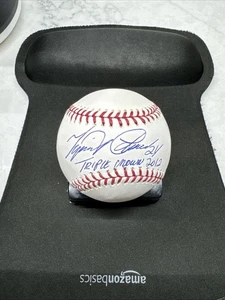 Miguel Cabrera JSA COA Signed MLB Baseball TRIPLE CROWN INSCRIPTION Autographed - Picture 1 of 8
