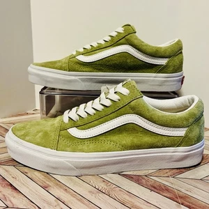 VANS Old Skool M 8,5 W 10 sneakers invernali a pera maiale scamosciato verde pallido VN0005UFBYY - Foto 1 di 9