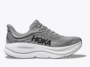 NEW || Hoka Bondi 9 Mens Runners (D Standard) (Galactic Grey/Stellar Grey) - Picture 1 of 15